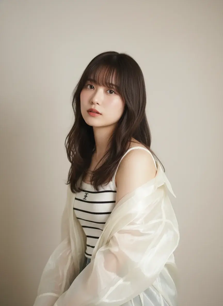 柔らかな質感のゆるふわウェーブスタイル